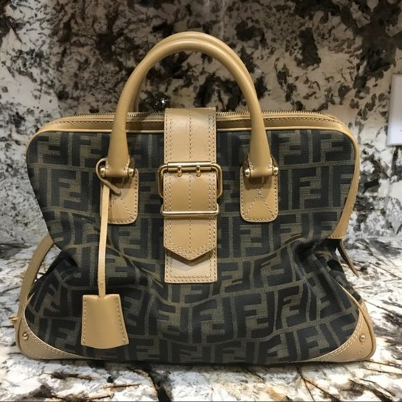 Fendi Handbags - Fendi Zucca Top Handle